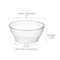 Smarty Had A Party 6 oz Clear Floral Round Disposable Plastic Dessert Bowls 480 Bowls, 48PK 725-CASE - alternate 6